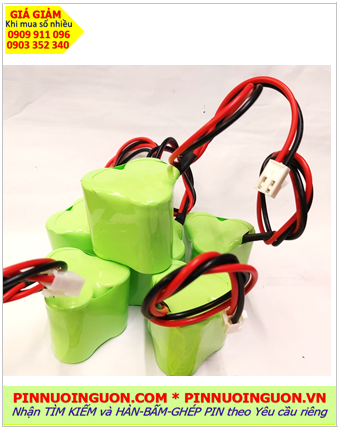 Pin sạc 3.6v SC2000mAh; Pin đèn exit thoát hiểm 3.6v SC2000mAh; Pin đèn sự cố khẩn cấp 3.6v SC2000mAh